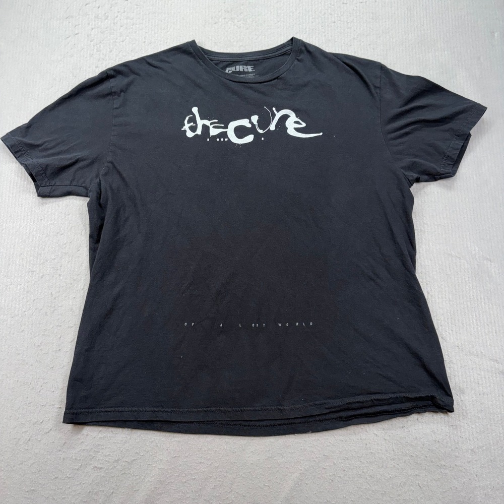 The Cure T-Shirt Mens XL Black 2023 North America Shows of a Lost World Tour Tee